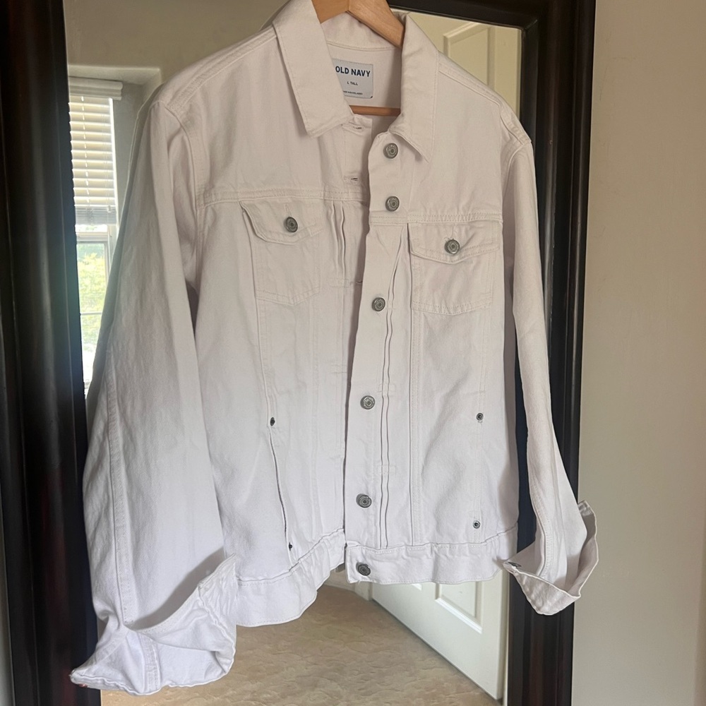 Old Navy White Denim Jacket